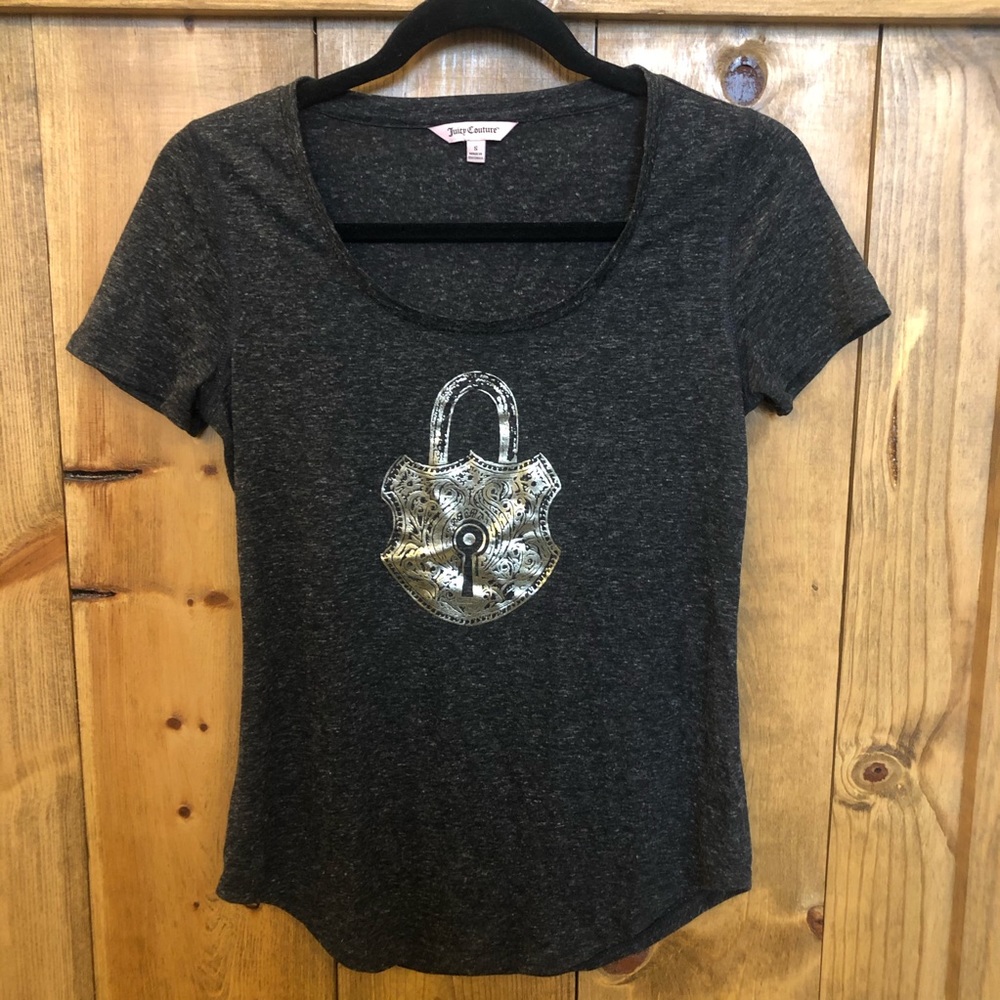 Juicy Couture t shirt with metallic detail
